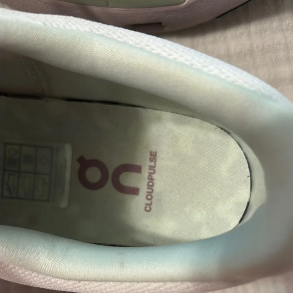 On Running White and Purple Sneakers with CloudTec Cushioning - Picture 2 of 6